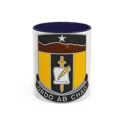 410 Civil Affairs Battalion (U.S. Army) Accent Coffee Mug 11oz Navy - Go Mug Yourself