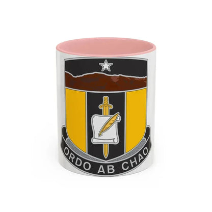 410 Civil Affairs Battalion (U.S. Army) Accent Coffee Mug 11oz Pink - Go Mug Yourself