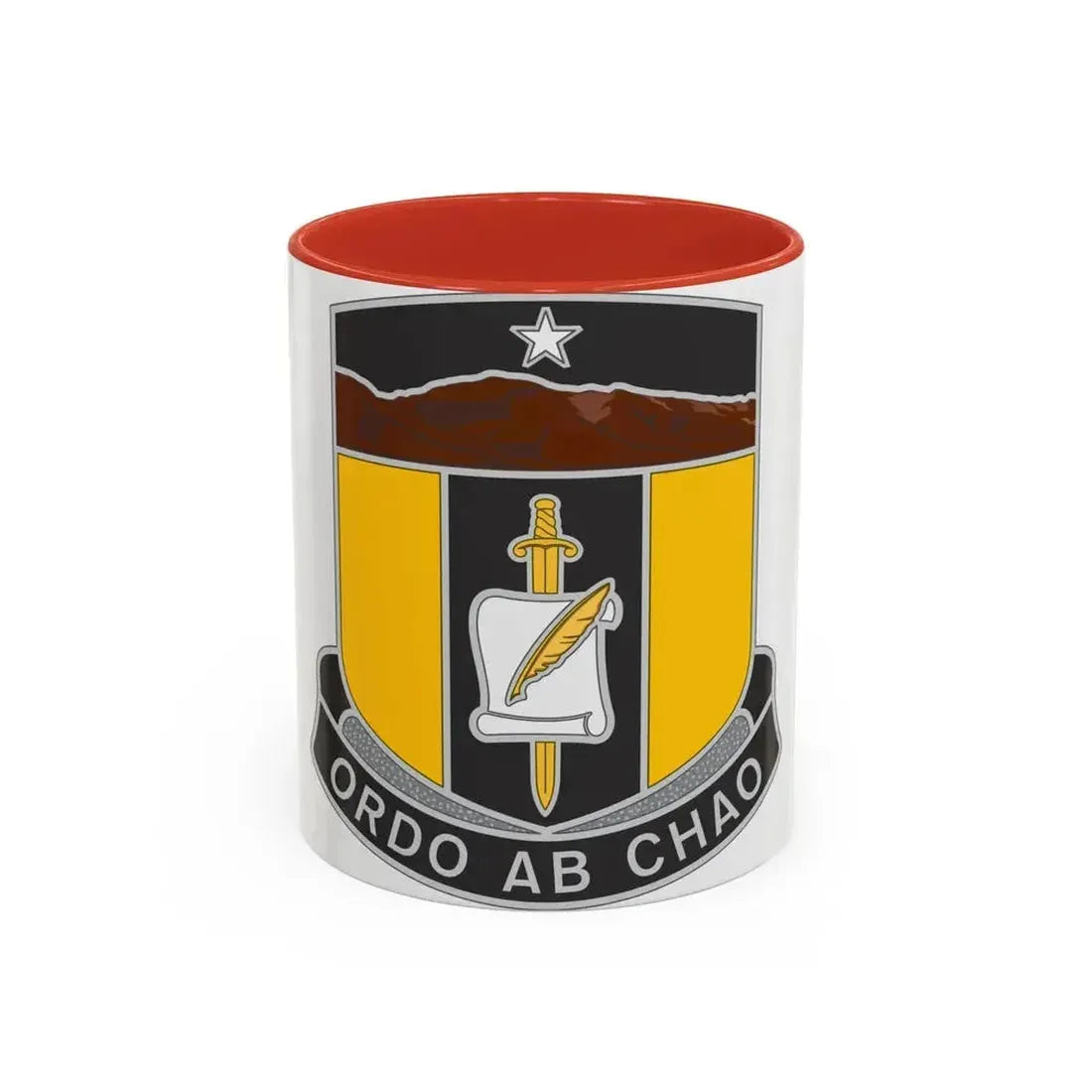 410 Civil Affairs Battalion (U.S. Army) Accent Coffee Mug 11oz Red - Go Mug Yourself