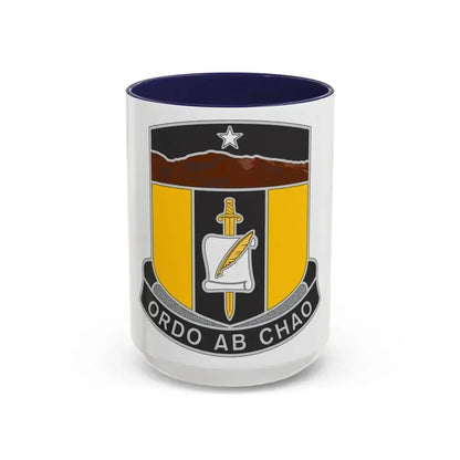 410 Civil Affairs Battalion (U.S. Army) Accent Coffee Mug 15oz Navy - Go Mug Yourself