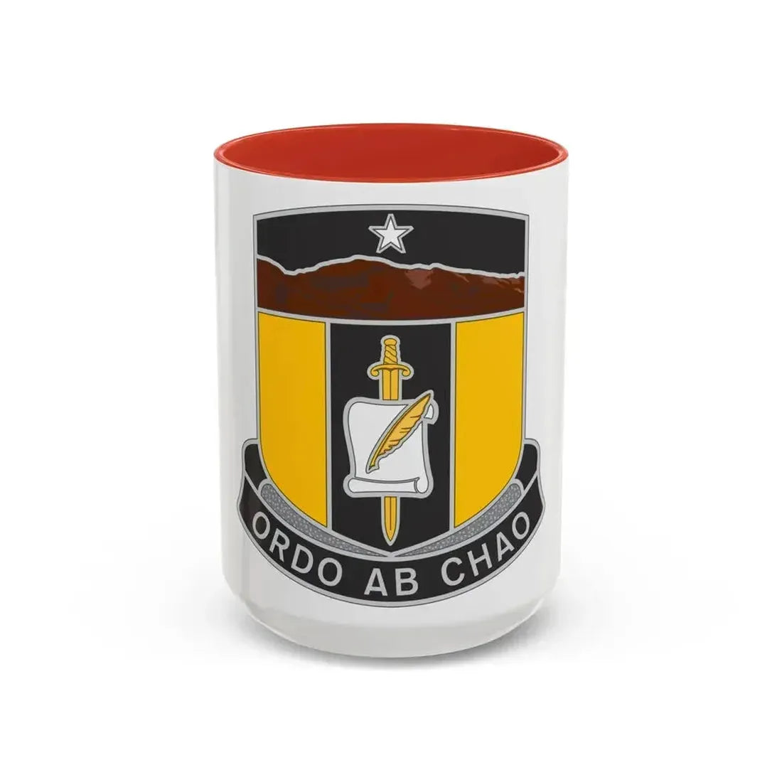 410 Civil Affairs Battalion (U.S. Army) Accent Coffee Mug 15oz Red - Go Mug Yourself