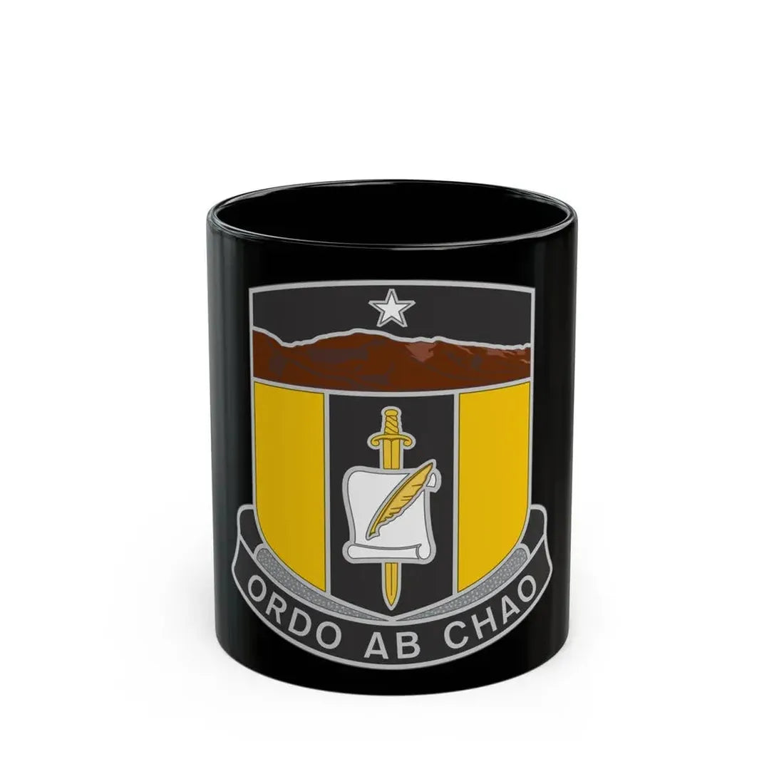 410 Civil Affairs Battalion (U.S. Army) Black Coffee Mug 11oz - Go Mug Yourself