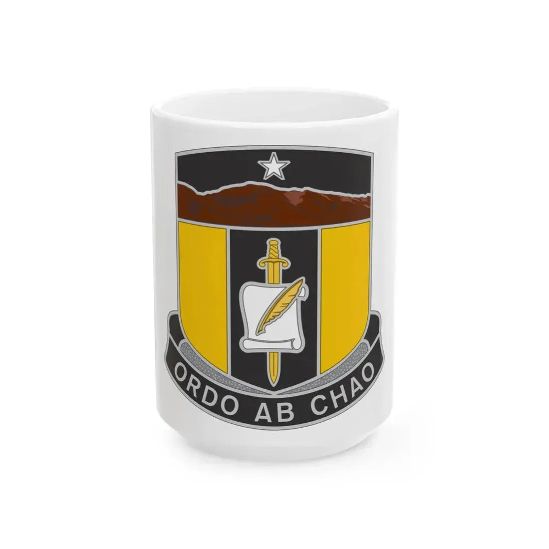 410 Civil Affairs Battalion (U.S. Army) White Coffee Mug 15oz - Go Mug Yourself