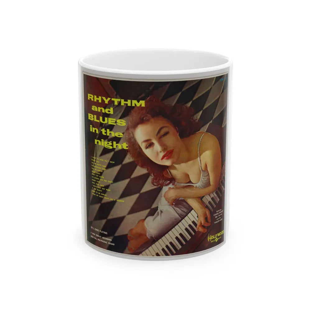 Julie Newmar #465 (Vintage Female Icon) White Coffee Mug-11oz-Go Mug Yourself