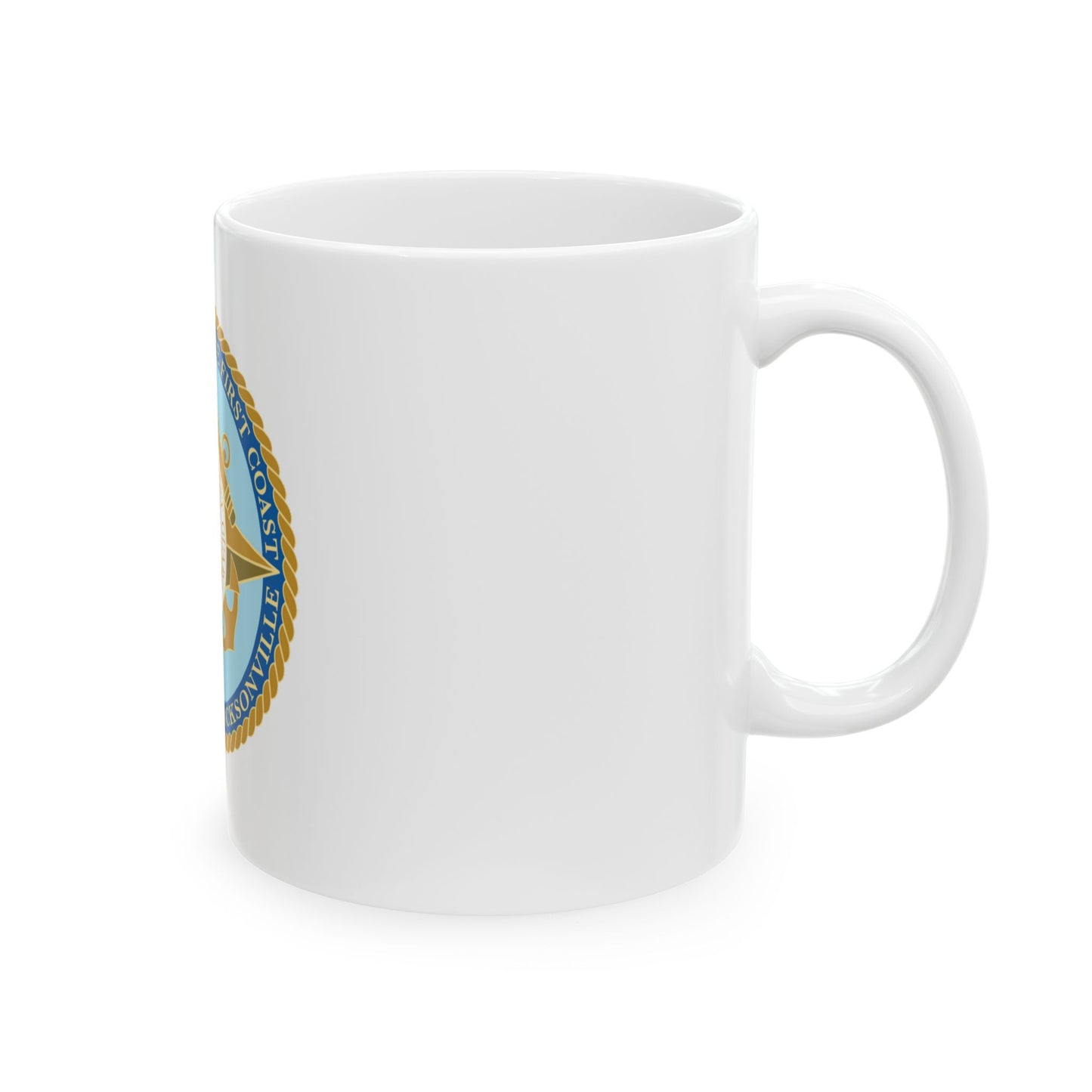 USCG Sector Jacksonville Guardians of the first coast (U.S. Coast Guard) White Coffee Mug