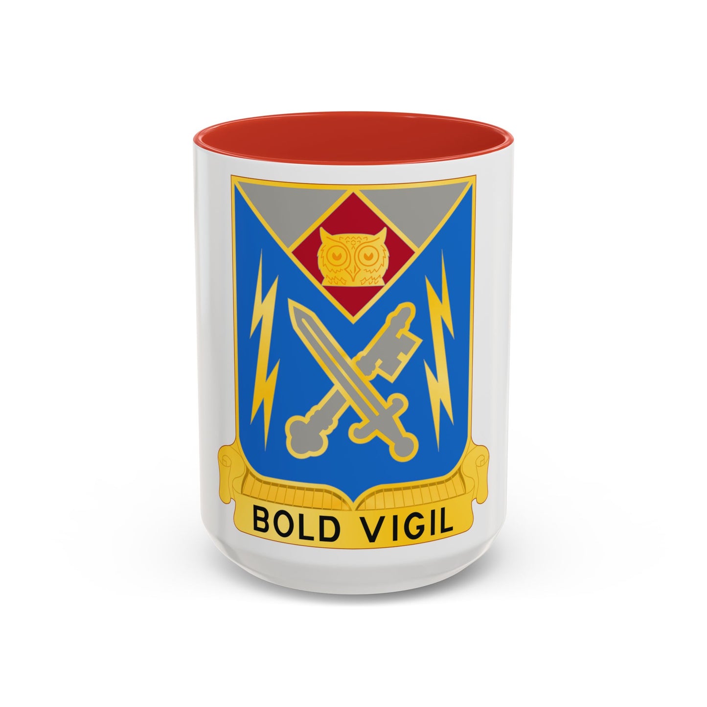 Tasse à café décorative du 105e bataillon du renseignement militaire (armée américaine)