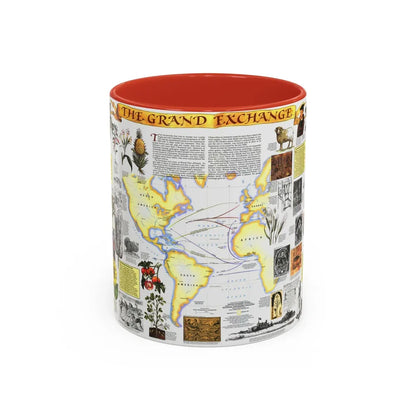 The Grand Exchange (1992) (Map) Accent Coffee Mug-11oz-Red-Go Mug Yourself