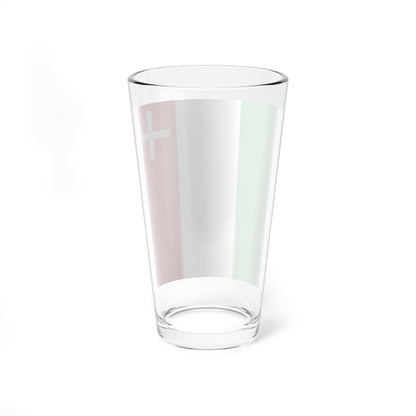 Flag of Canton of Neuchatel (Switzerland) Pint Glass 16oz