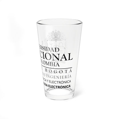 UNAL Aplicación Electrónica (Colombia) (Coat of Arms) Pint Glass 16oz