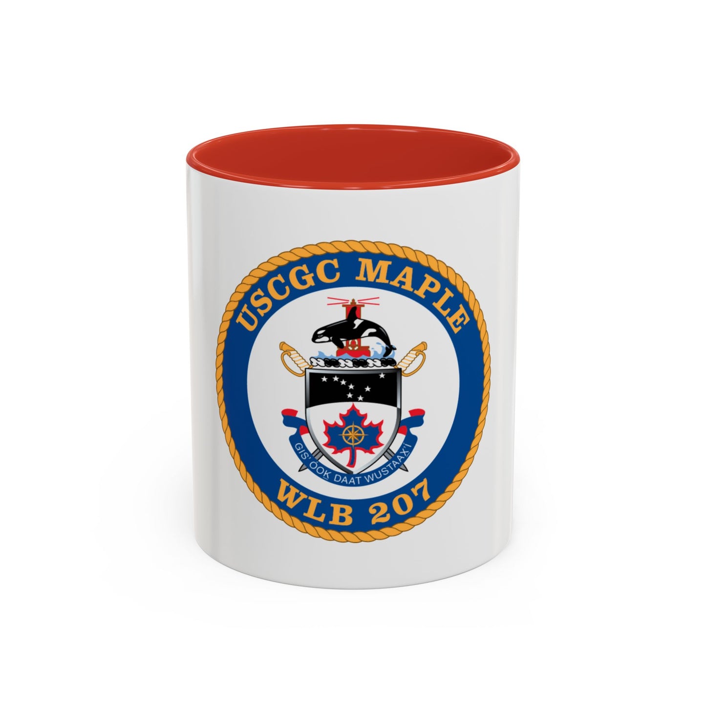 USCGC Maple WLB 207 1 (U.S. Coast Guard) Accent Coffee Mug