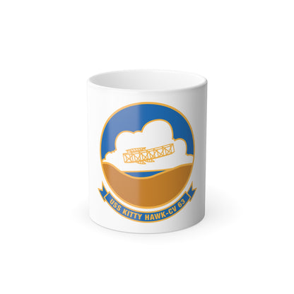 USS Kitty Hawk CV 63 (U.S. Navy) Color Changing Mug 11oz