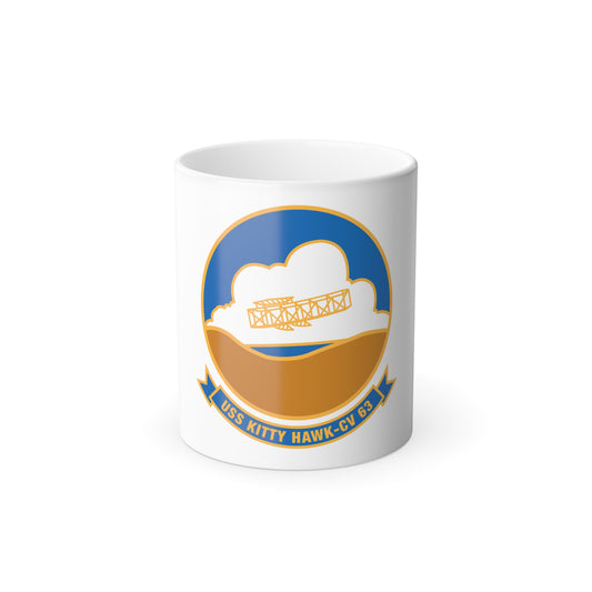 USS Kitty Hawk CV 63 (U.S. Navy) Color Changing Mug 11oz