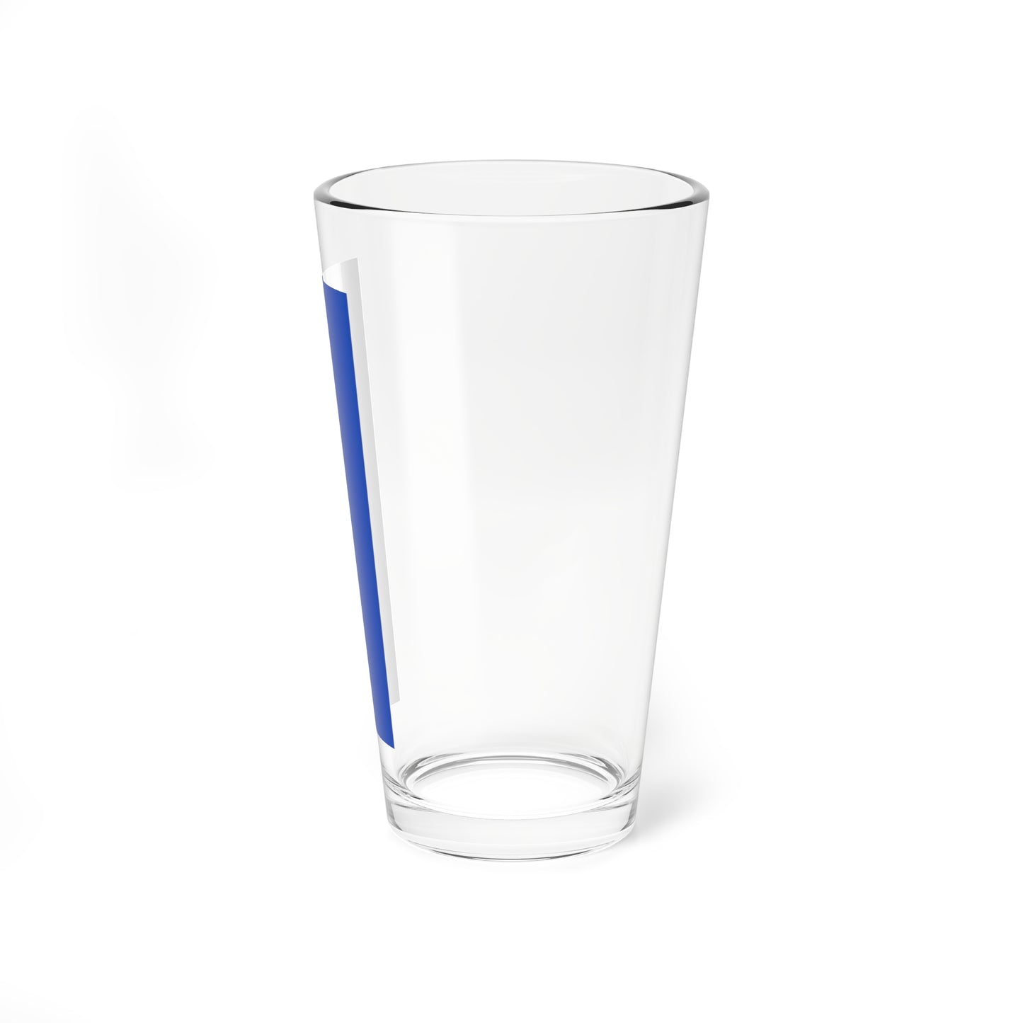 Flag white blue 2x5 (Germany) Pint Glass 16oz