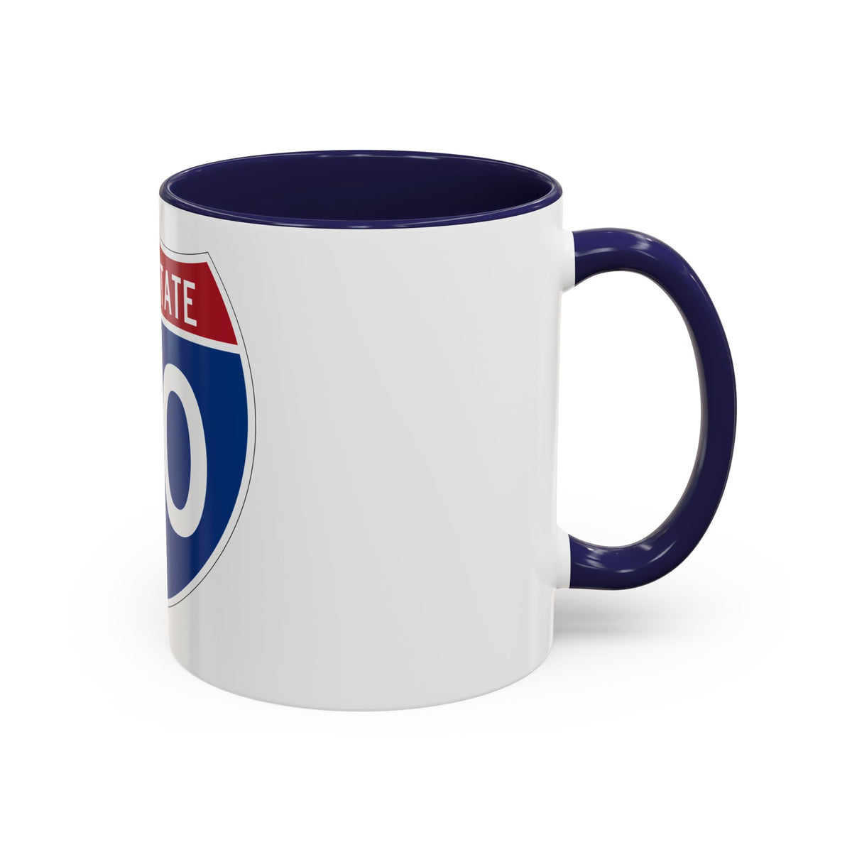 Interstate 40 (U.S. Highways) Accent Coffee Mug