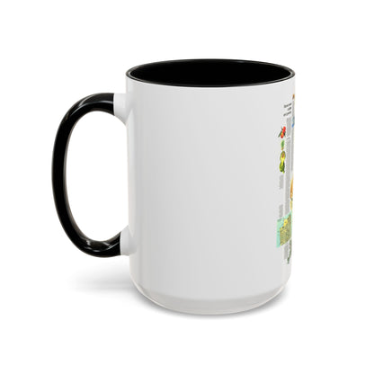 USA - California and Nevada 2 (1974) (Map) Accent Coffee Mug