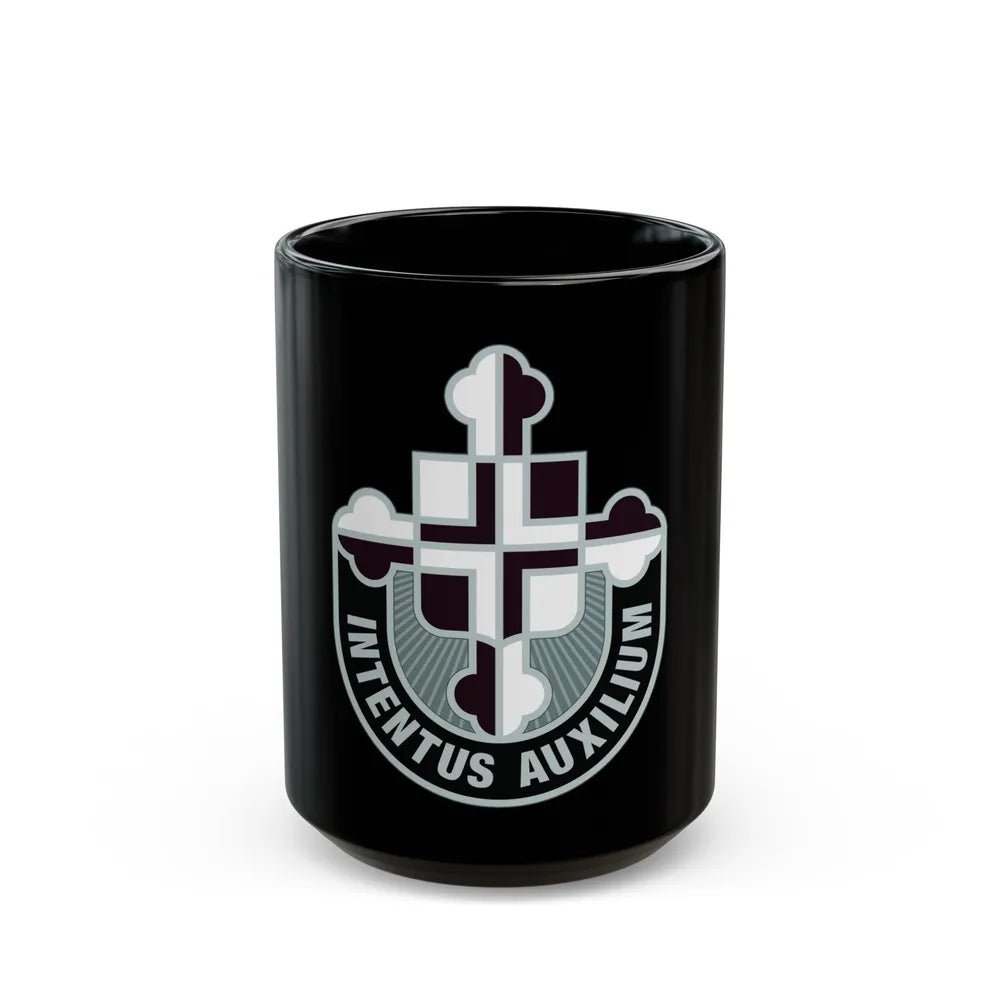 410th Hospital Center (U.S. Army) Black Coffee Mug-15oz-Go Mug Yourself