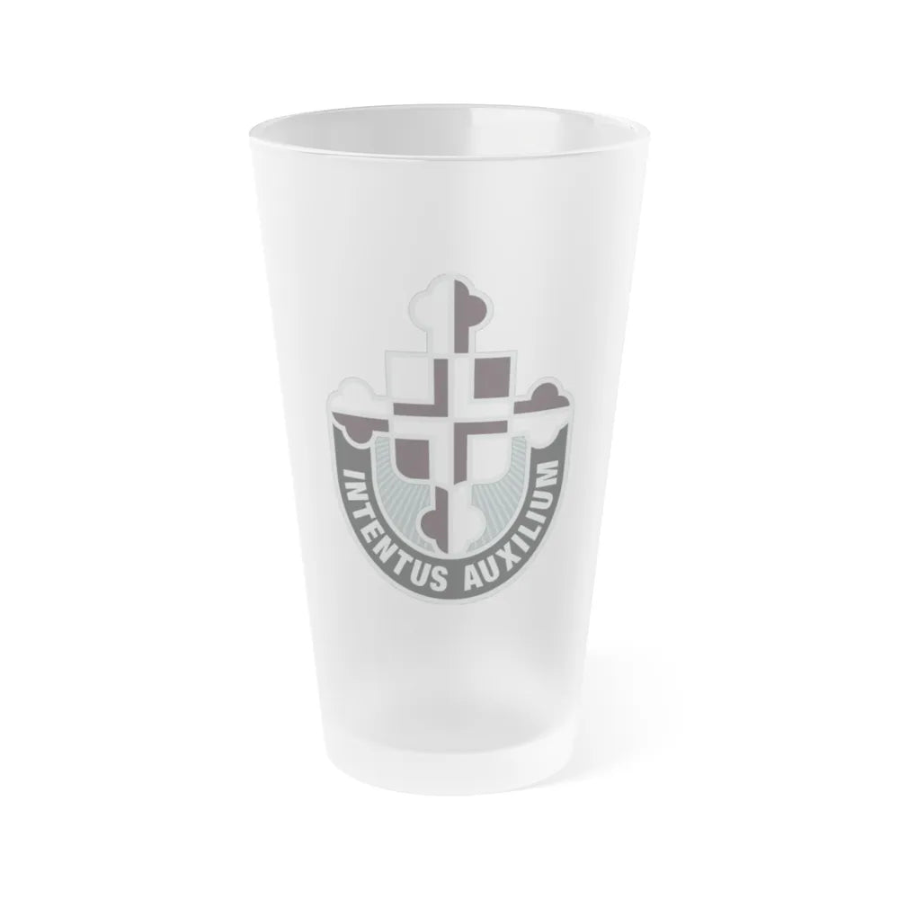 410th Hospital Center (U.S. Army) Frosted Pint Glass 16oz-Go Mug Yourself