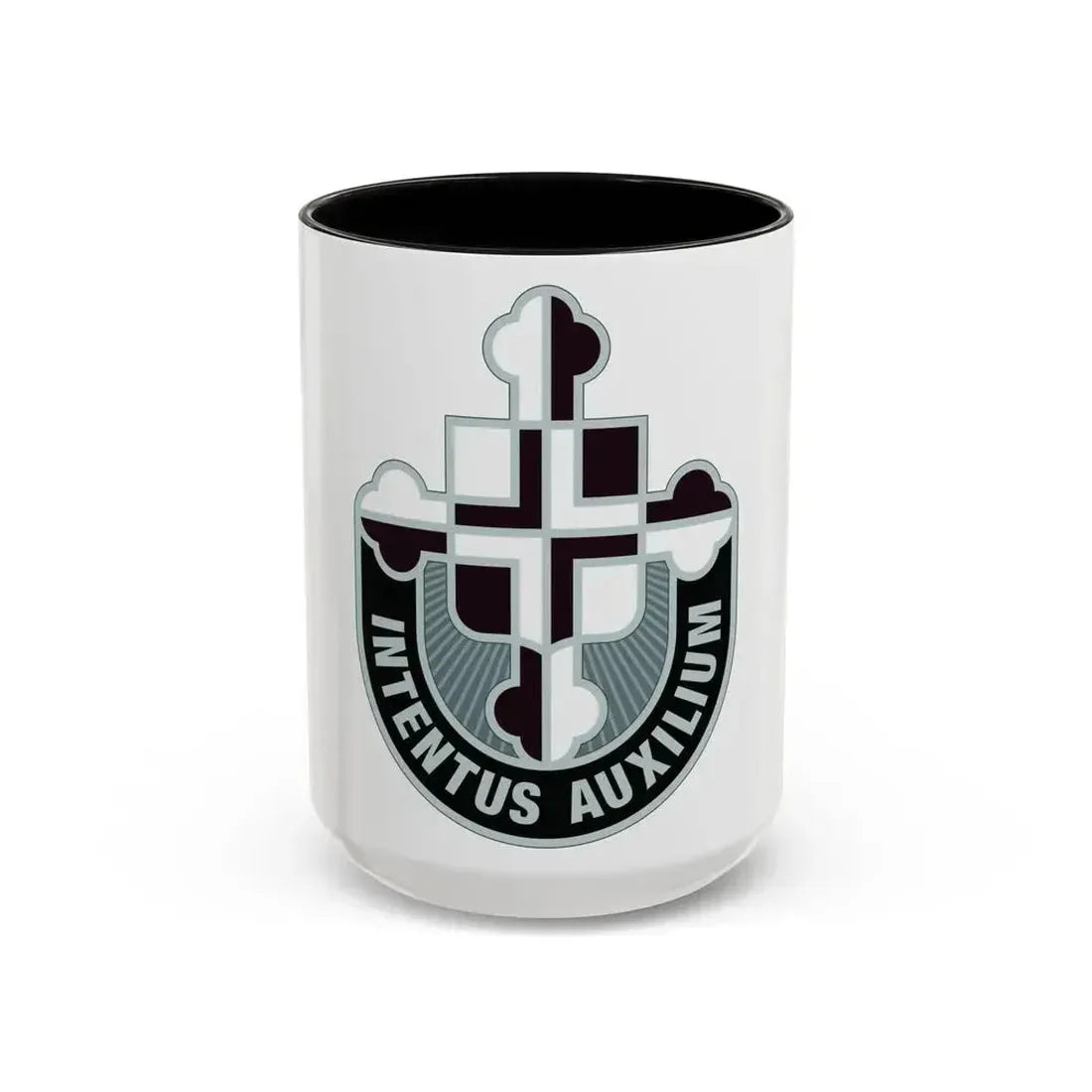 410th Hospital Center (U.S. Army) Accent Coffee Mug 15oz Black - Go Mug Yourself