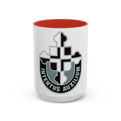 410th Hospital Center (U.S. Army) Accent Coffee Mug 15oz Red - Go Mug Yourself