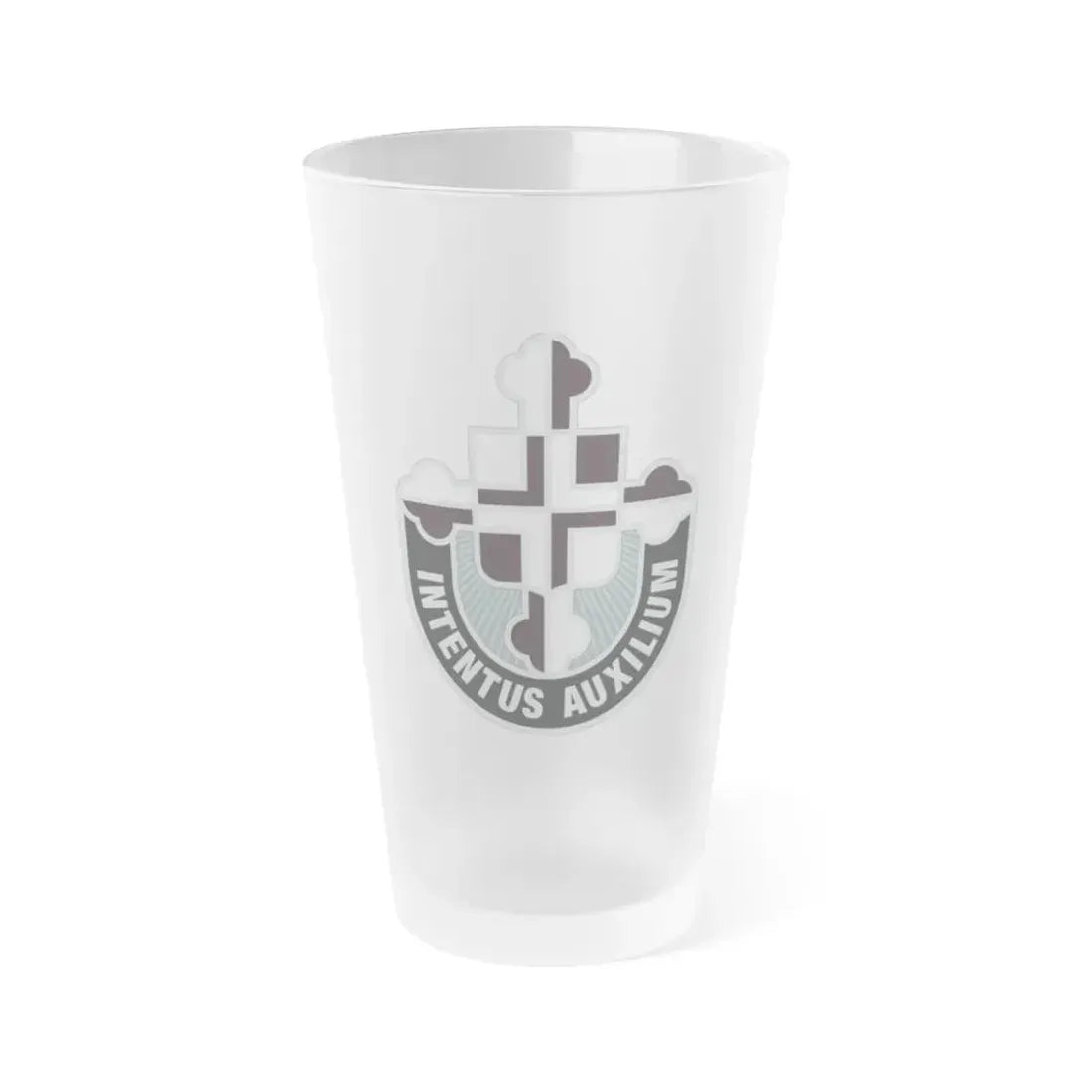 410th Hospital Center (U.S. Army) Frosted Pint Glass 16oz Default Title - Go Mug Yourself