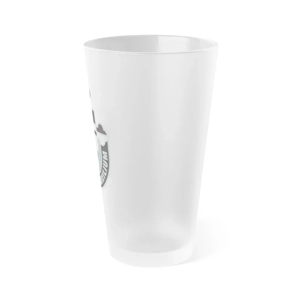 410th Hospital Center (U.S. Army) Frosted Pint Glass 16oz - Go Mug Yourself