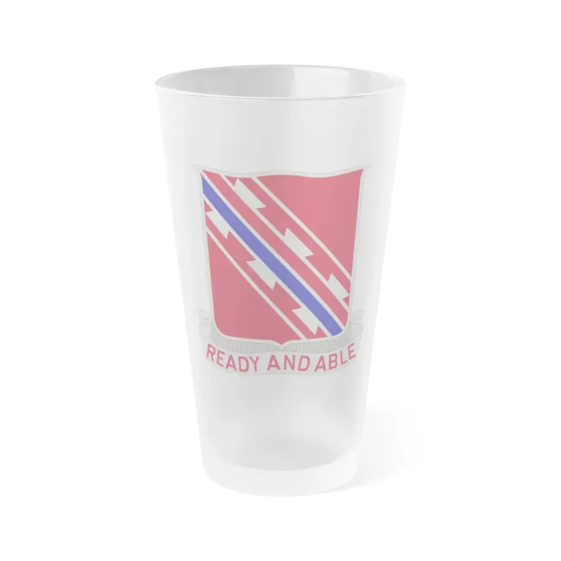 411 Engineer Battalion (U.S. Army) Frosted Pint Glass 16oz Default Title - Go Mug Yourself