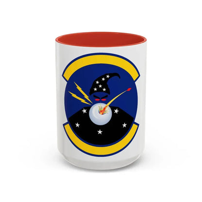 411 Flight Test Squadron AFMC (U.S. Air Force) Accent Coffee Mug 15oz Red - Go Mug Yourself