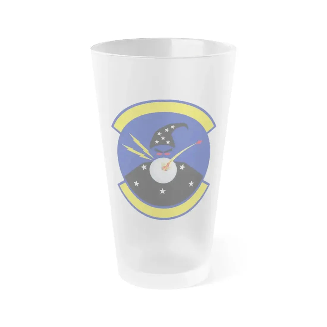 411 Flight Test Squadron AFMC (U.S. Air Force) Frosted Pint Glass 16oz 16oz Frosted - Go Mug Yourself