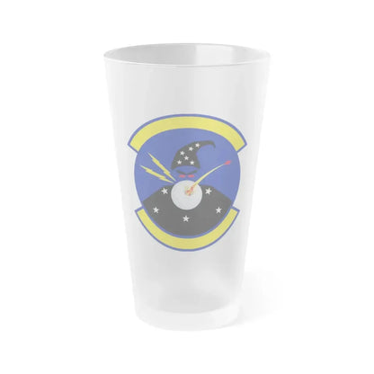 411 Flight Test Squadron AFMC (U.S. Air Force) Frosted Pint Glass 16oz 16oz Frosted - Go Mug Yourself