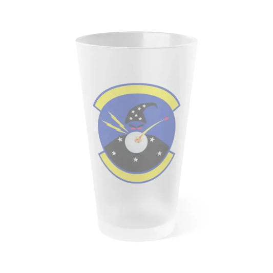 411 Flight Test Squadron AFMC (U.S. Air Force) Frosted Pint Glass 16oz 16oz Frosted - Go Mug Yourself