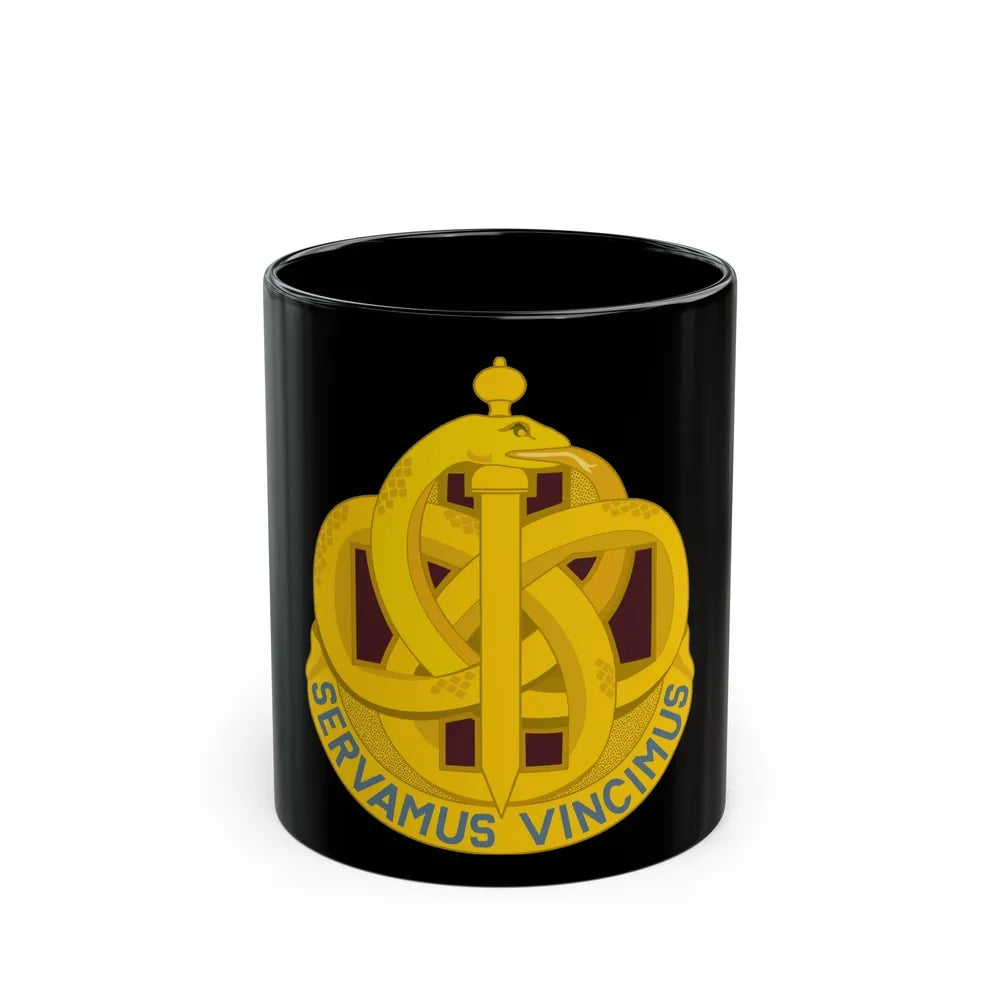 411 Hospital Center (U.S. Army) Black Coffee Mug-11oz-Go Mug Yourself