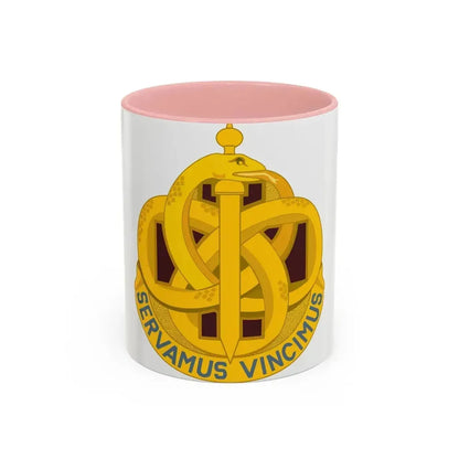 411 Hospital Center (U.S. Army) Accent Coffee Mug 11oz Pink - Go Mug Yourself