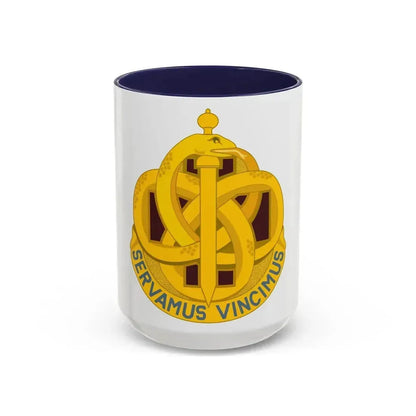 411 Hospital Center (U.S. Army) Accent Coffee Mug 15oz Navy - Go Mug Yourself