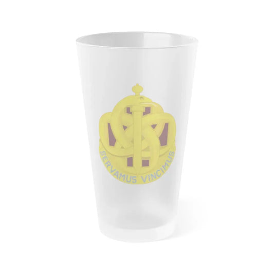 411 Hospital Center (U.S. Army) Frosted Pint Glass 16oz Default Title - Go Mug Yourself