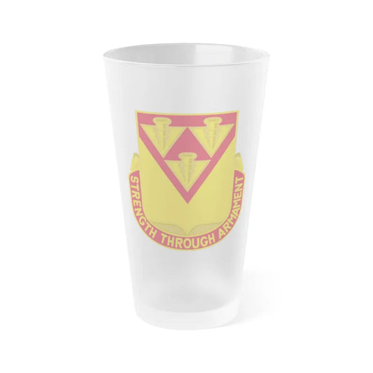 411 Ordnance Battalion (U.S. Army) Frosted Pint Glass 16oz-Go Mug Yourself