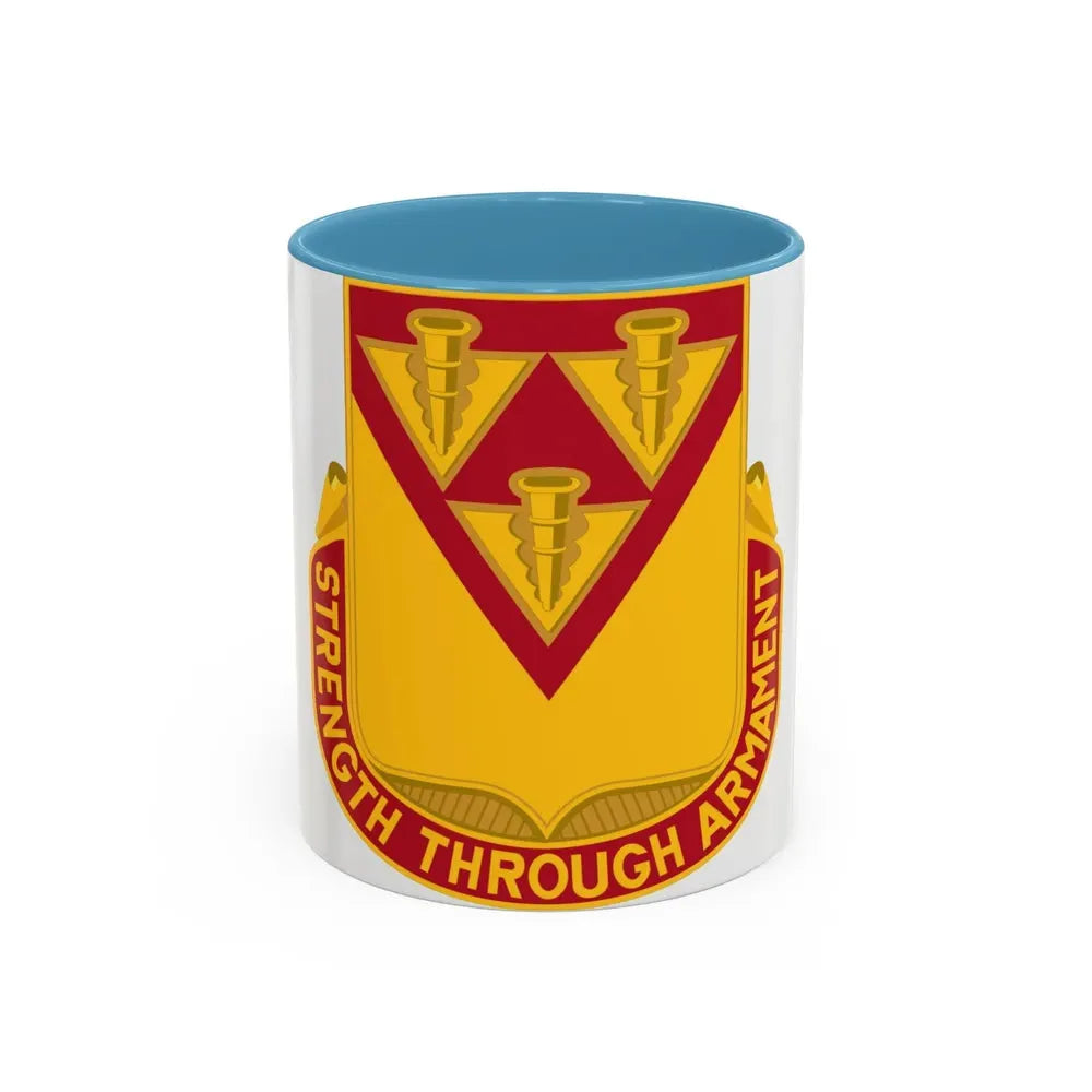411 Ordnance Battalion (U.S. Army) Accent Coffee Mug 11oz Light Blue - Go Mug Yourself