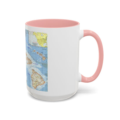 USA - Hawaii (1960) (Map) Accent Coffee Mug