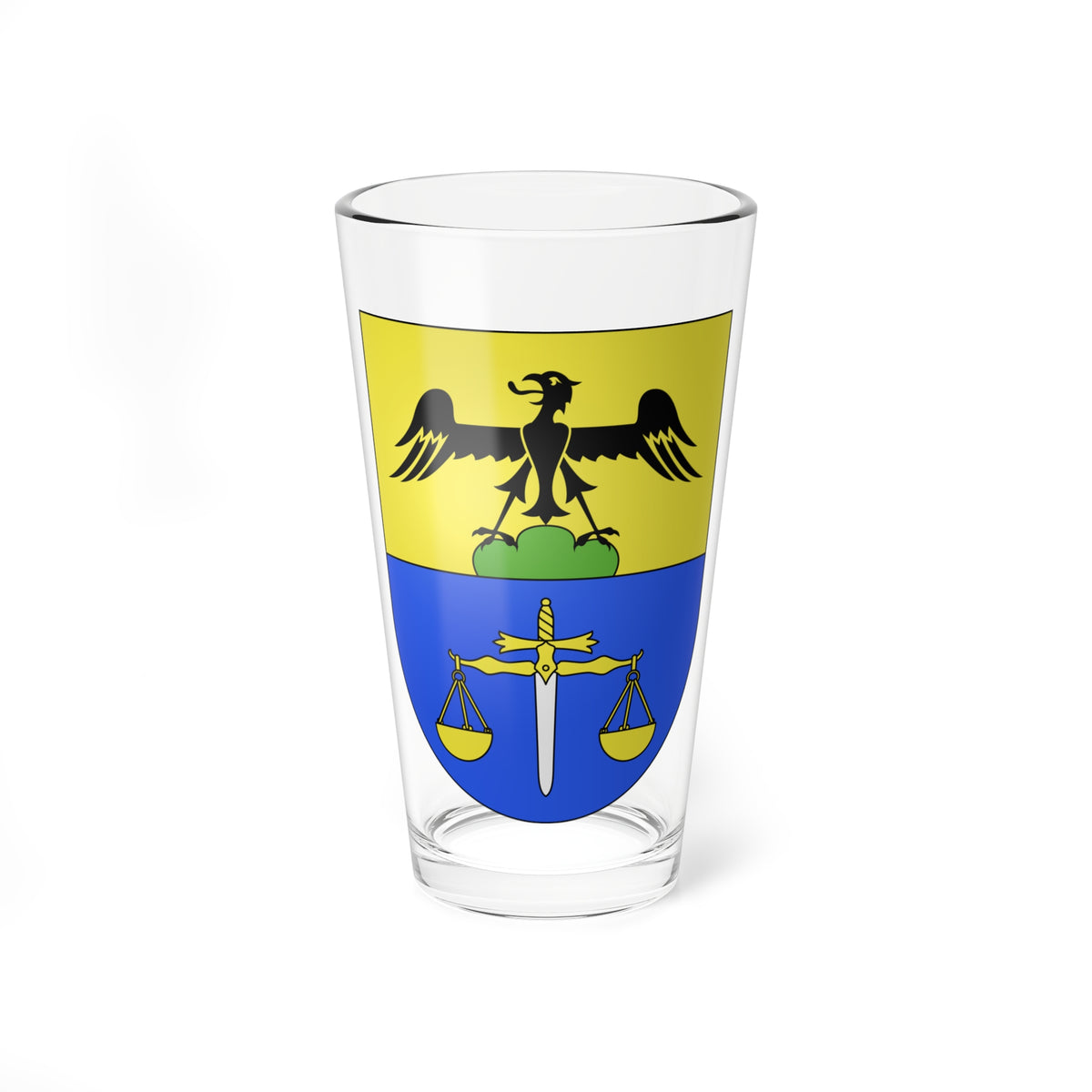 Sagno-coat of arms (Switzerland) (Coat of Arms) Pint Glass 16oz