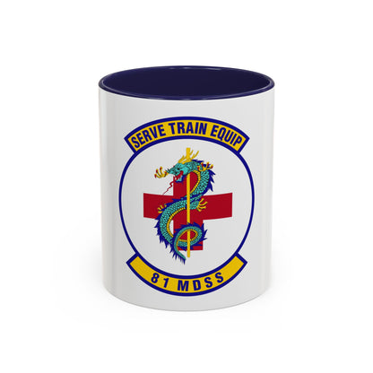 81st Medical Support Squadron (U.S. Air Force) Accent Coffee Mug