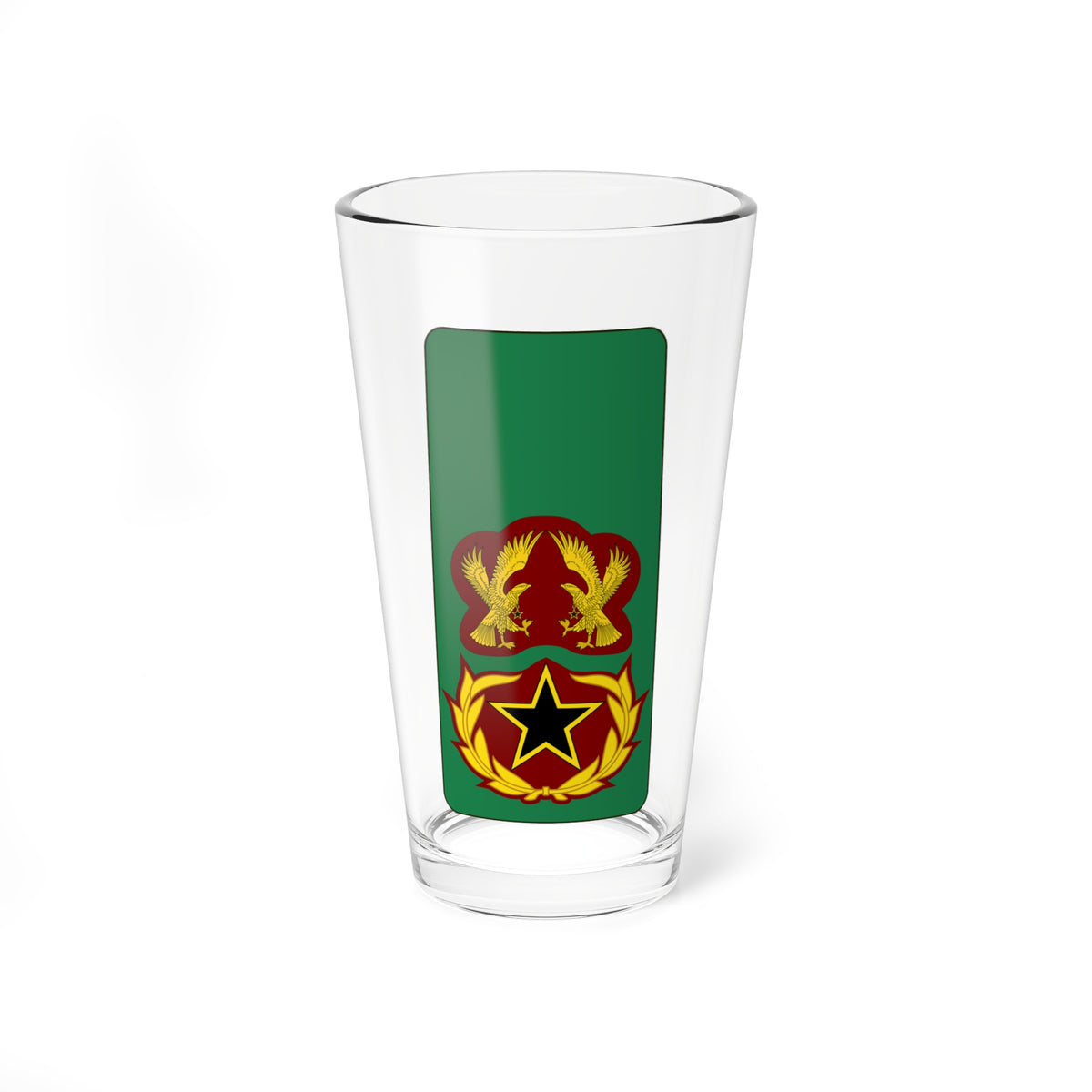 Ghana Army OF 10 (Ghana) (Military Rank) Pint Glass 16oz