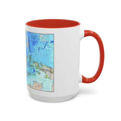 Indonesia 1 (1996) (Map) Accent Coffee Mug