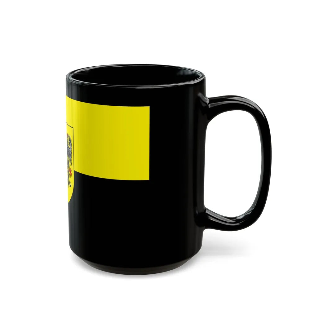 Flag of Vogtlandkreis Germany - Black Coffee Mug-Go Mug Yourself