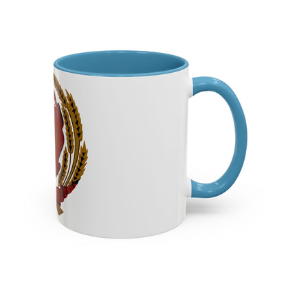 Emblem of the Moldavian SSR (1940-1941) - Accent Coffee Mug