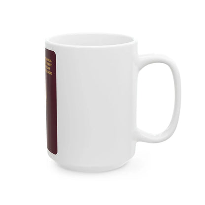 Macedonian Passport (Type B) - White Coffee Mug-Go Mug Yourself