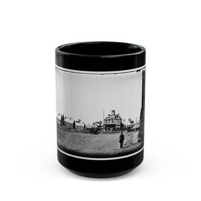 Morris Island, South Carolina. Unidentified Camp 005 (U.S. Civil War) Black Coffee Mug