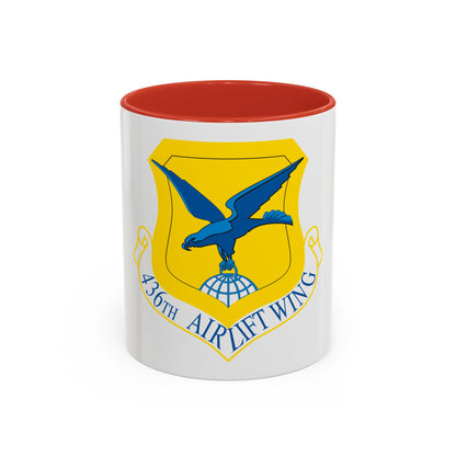 436th Airlift Wing (U.S. Air Force) Accent Coffee Mug