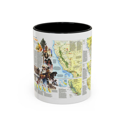 USA - Far West 2 (1984) (Map) Accent Coffee Mug
