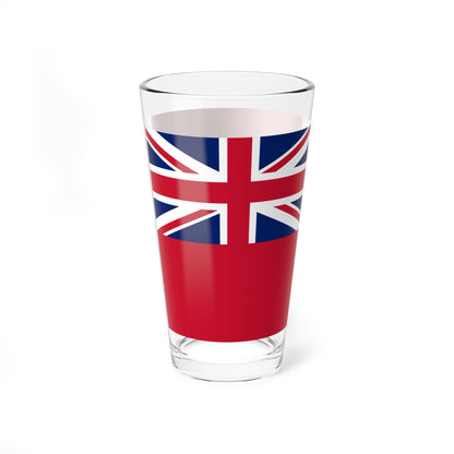 Flag of Hong Kong 1876-1955 unofficial Red Ensign (China) Pint Glass 16oz