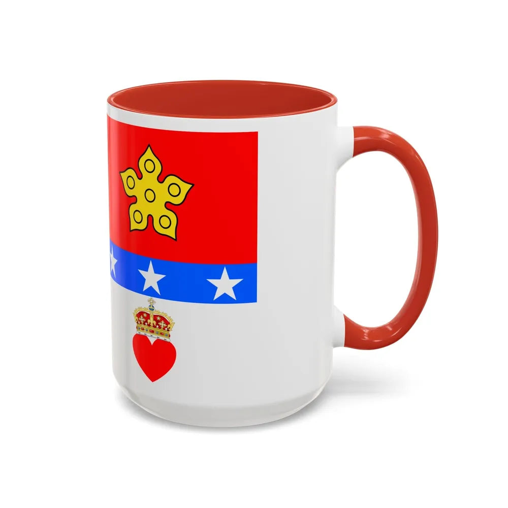 Flag of Angus UK - Accent Coffee Mug-Go Mug Yourself