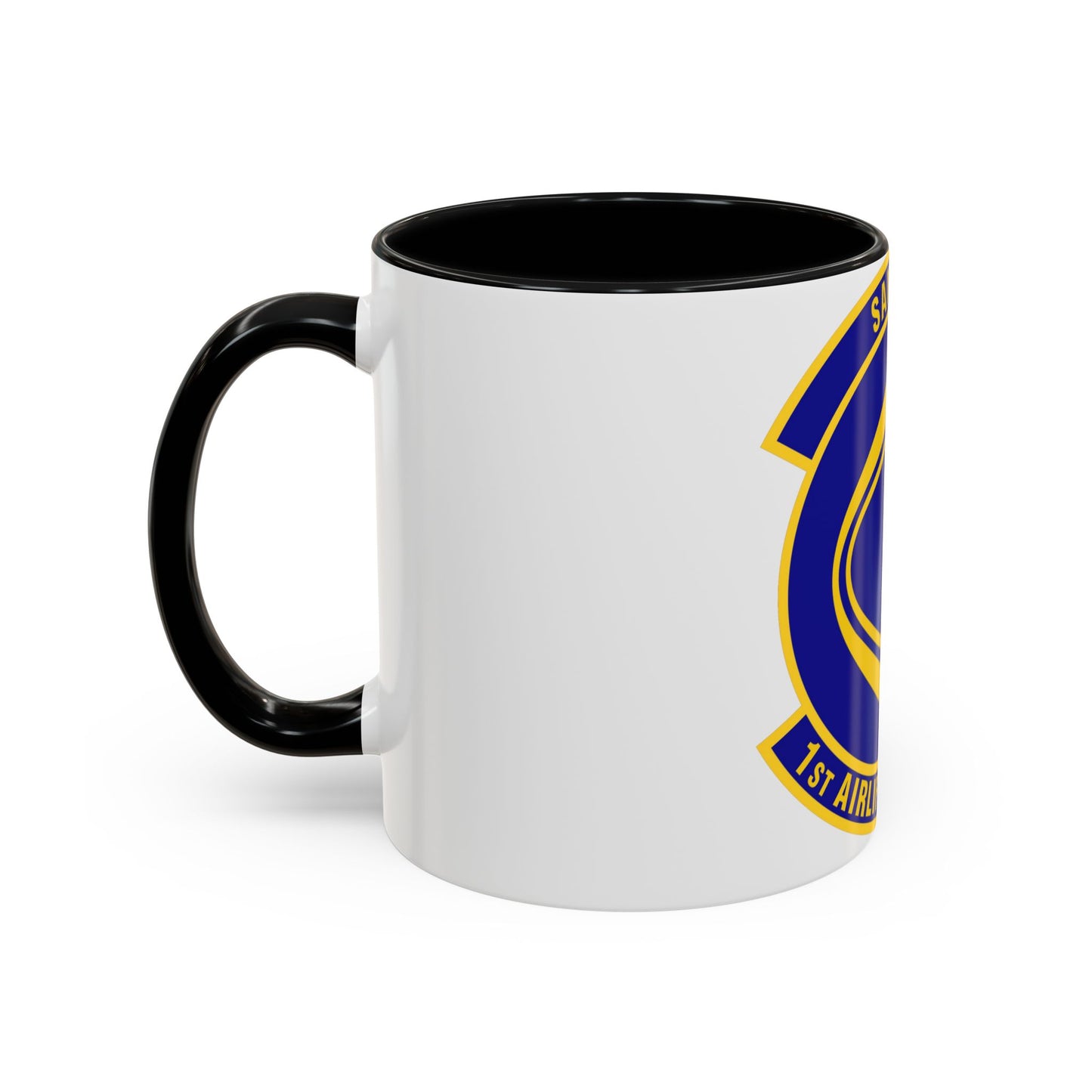 1st Airlift Squadron (U.S. Air Force) Accent Coffee Mug